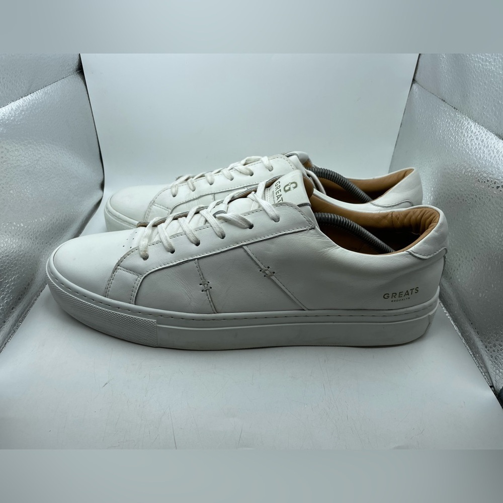 Greats Brooklyn Royale 2.0 Men's White Sneakers size 12